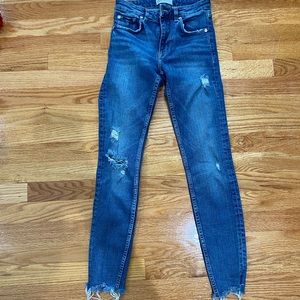 Zara ripped jeans